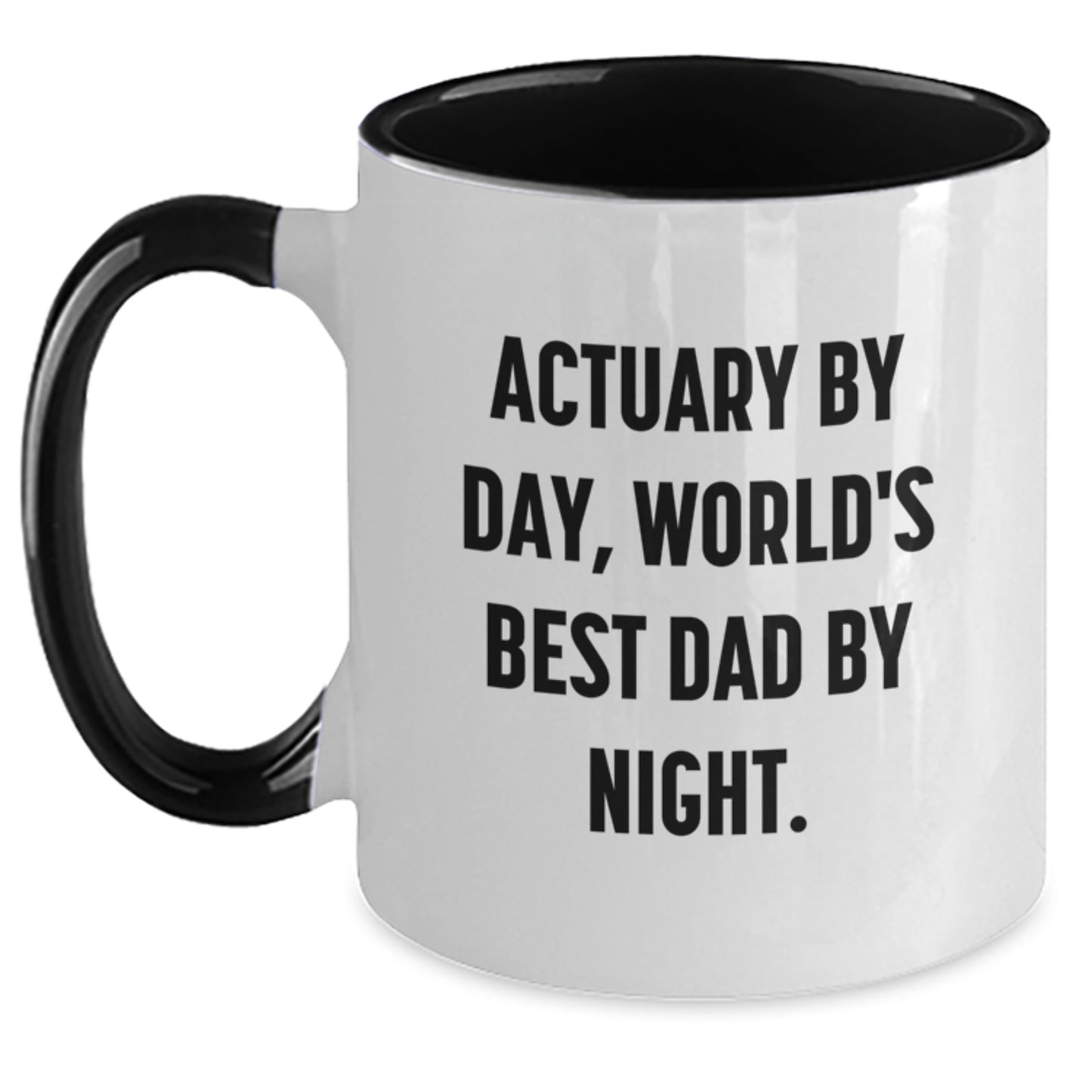 Actuary Gifts from Men Funny Two Tone Coffee Mugs for Valentine's Unique - Main