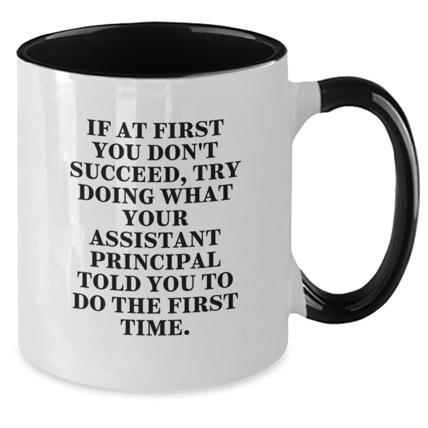 Funny Assistant Principal Gifts for Valentine's, Two Tone Coffee Mug with Inspirational Quote, Gifts from Friends to Men - Additional