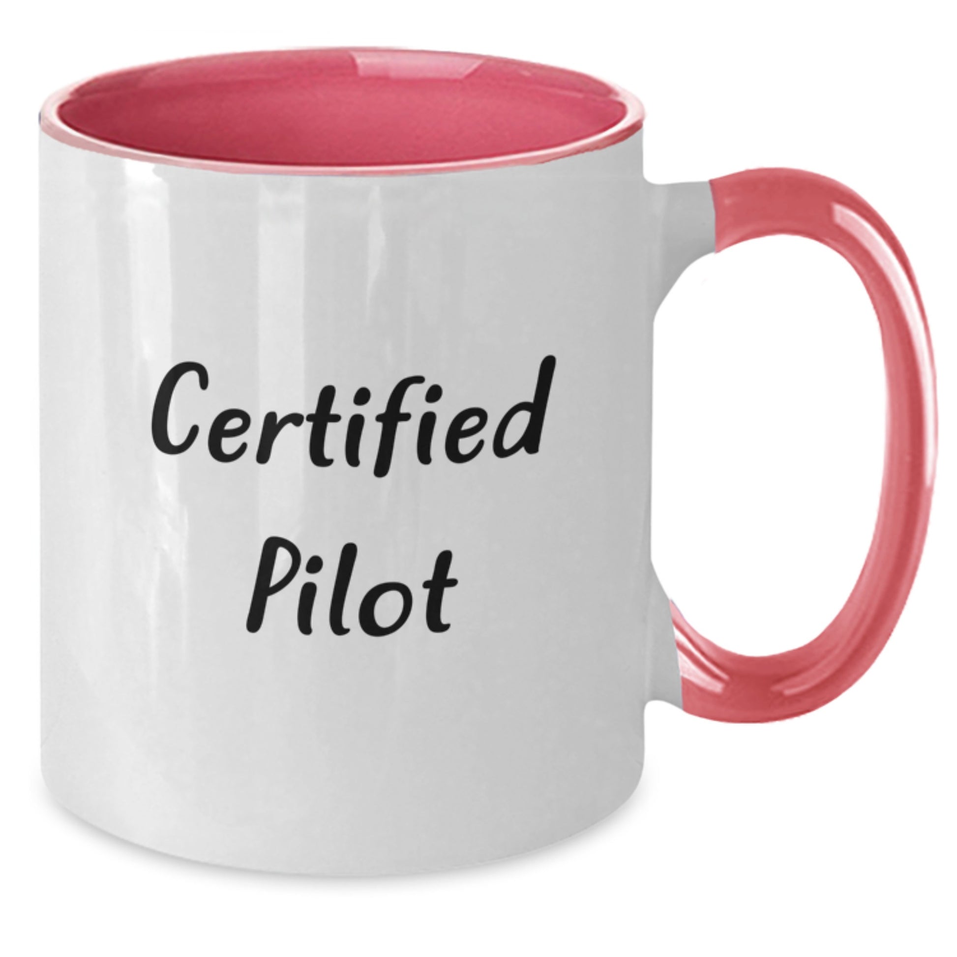 Funny Pilot Gifts from Friends, Unique Two Tone Coffee Mug for Pilot Lovers, Christmas Unique Gifts for Men, Pilot Mug with Inspirational Quote - Additional