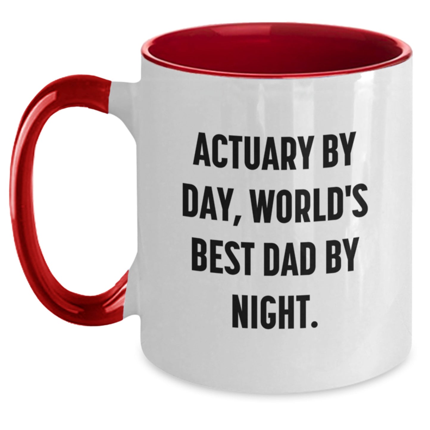 Actuary Gifts from Men Funny Two Tone Coffee Mugs for Valentine's Unique - Main