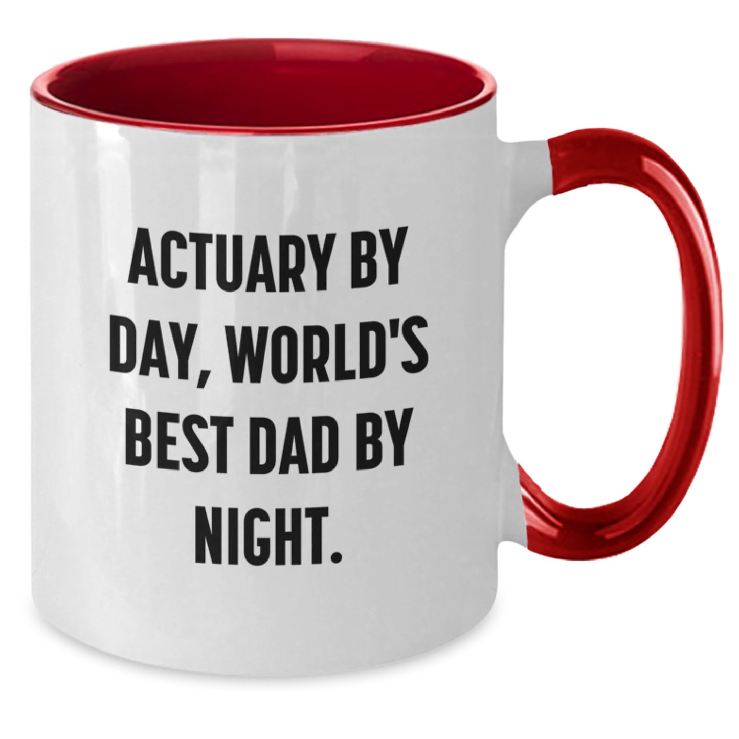 Actuary Gifts from Men Funny Two Tone Coffee Mugs for Valentine's Unique - Additional