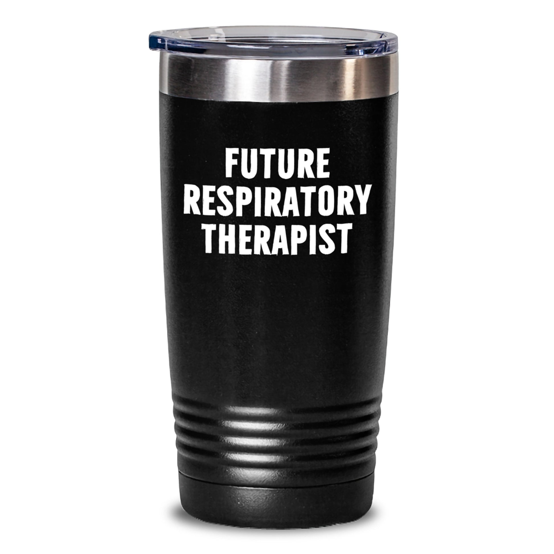 Funny Future Respiratory Therapist Gifts for Him Valentine's Unique Tumbler with Inspirational Quote, Gifts from Men to Respiratory Therapist Friends - Main