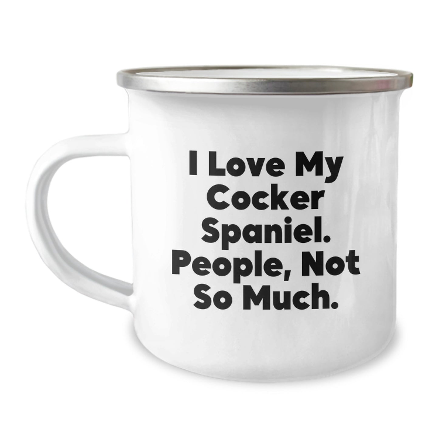 Cocker Spaniel Dog Lovers Funny Camping Mug Gifts from Family Friends for Cocker Spaniel Dog Enthusiasts, Cute Christmas Unique Gifts - Image 1