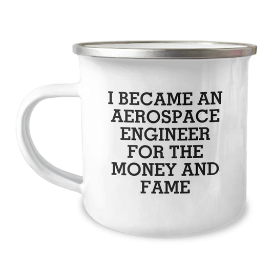 Aerospace Engineer Funny Mug, Gifts from Family for Aerospace Engineer Men, Camping Mug for Valentine's Unique Gifts - Image 1