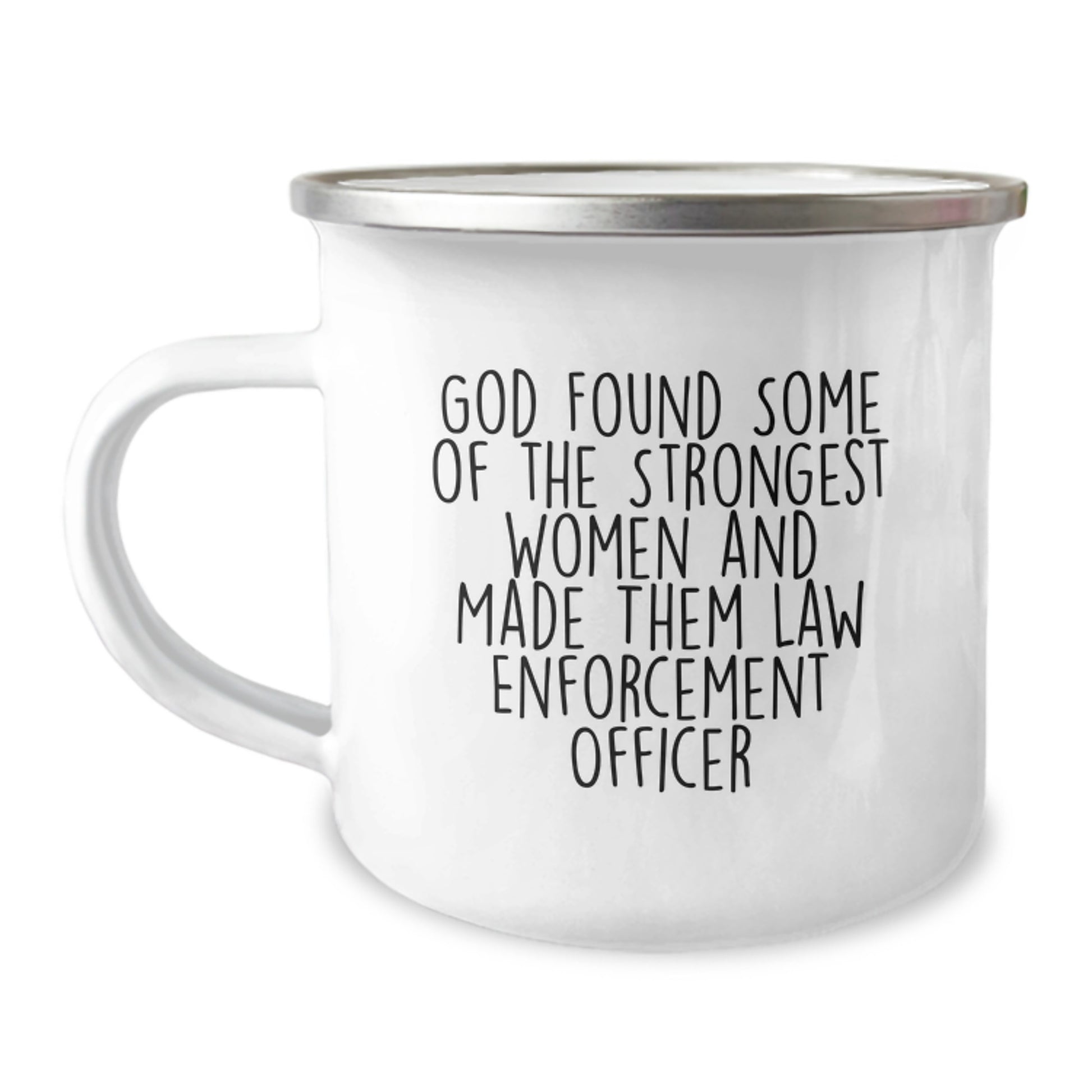Funny Law Enforcement Officer Gifts from Men, Women, Friends, Coworkers to Law Enforcement Officer, Men, Women, Friends, Coworkers, Law Enforcement Officer Camping Mug for Valentine's Unique Gifts - Image 1