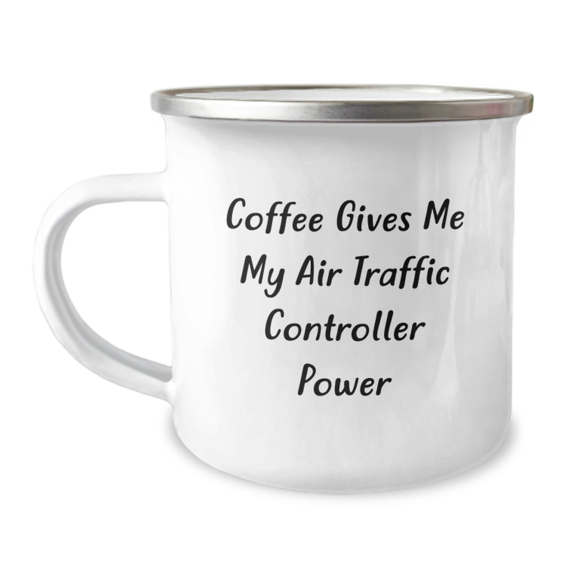 Air Traffic Controller Funny Quote Gifts from Friends for Valentine's Unique Camping Mug - Image 1