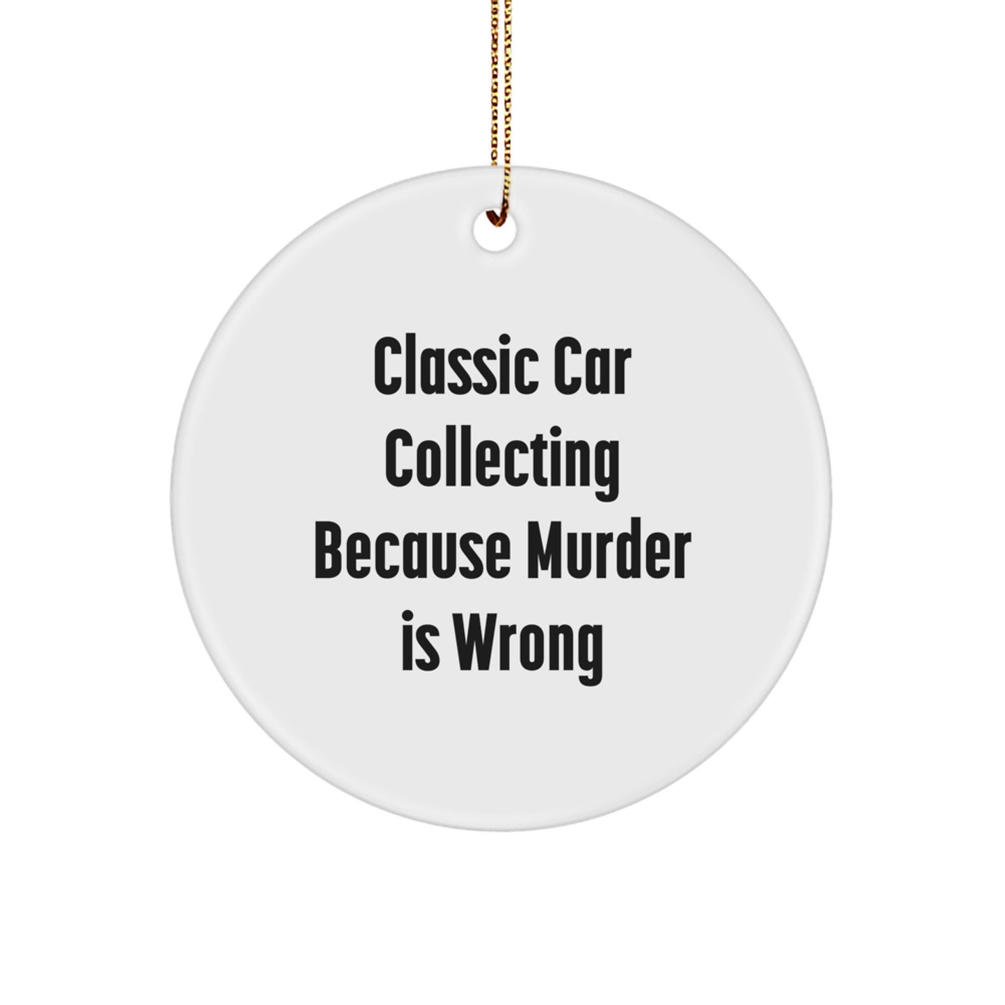 Classic Car Collecting Gifts for Men, Funny Ornament for Christmas Unique Gifts, Gifts from Friends - Image 1