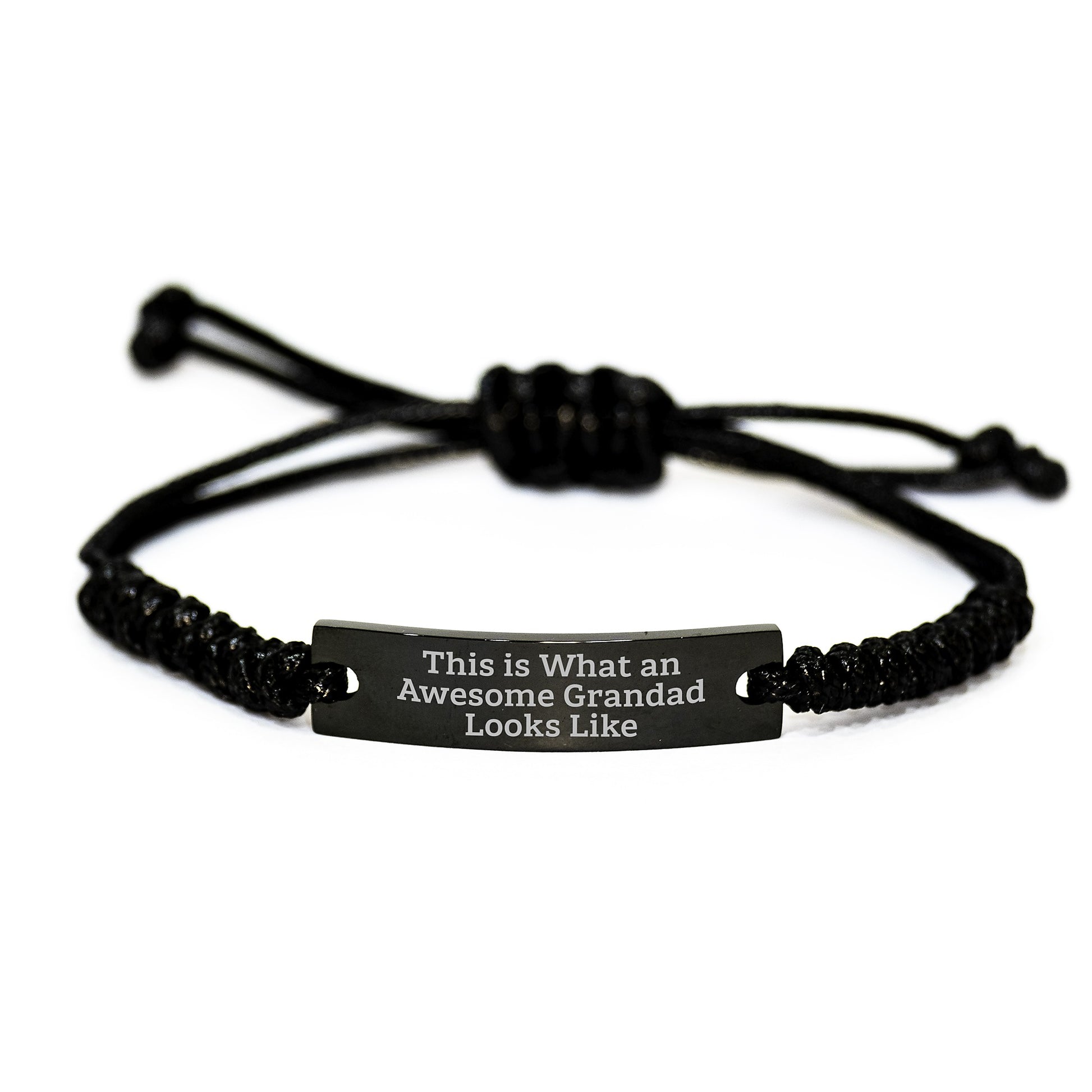 Funny Grandad Rope Bracelets Gifts from Men to Grandad This Is What An Awesome Grandad Looks Like Christmas Unique Gifts for Grandad - Image 1